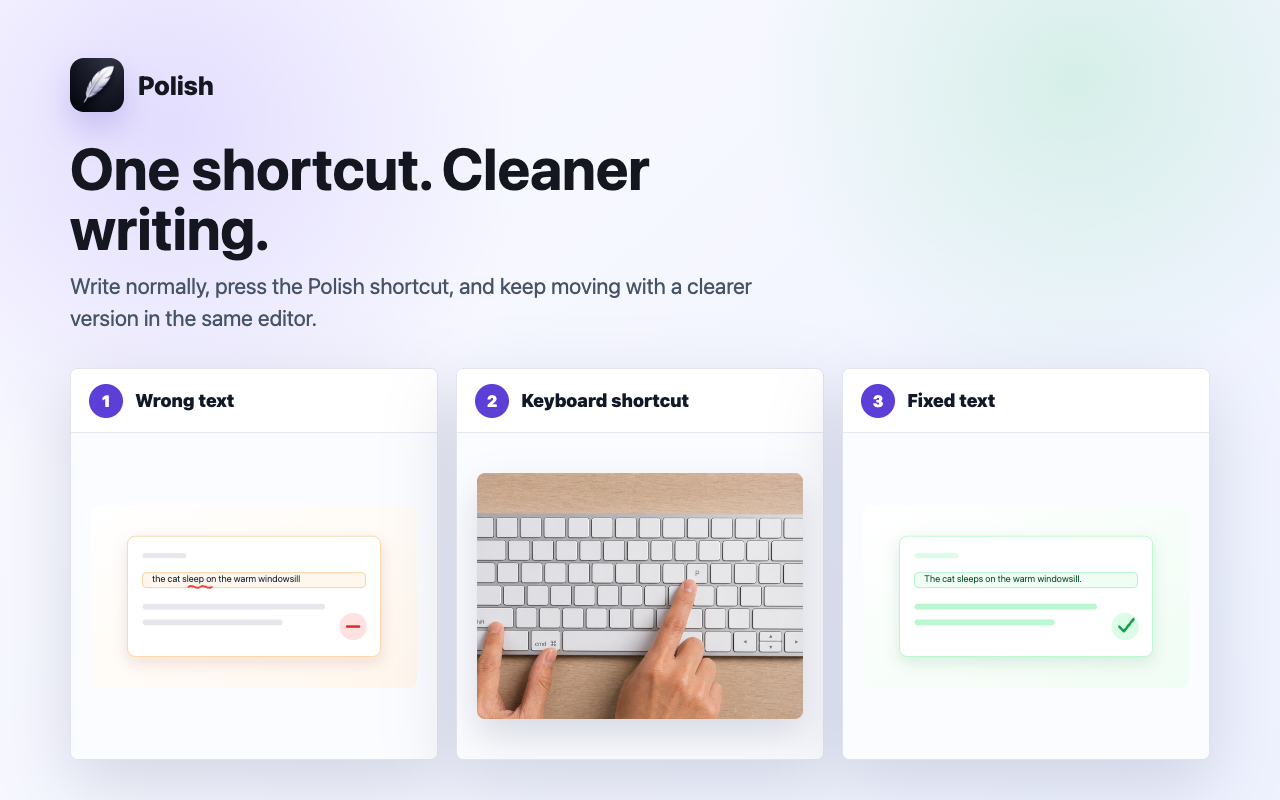 Polish changing writing tone to formal and confident in Chrome